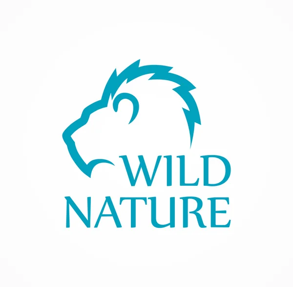 Vilda naturen logotyp — Stockfoto