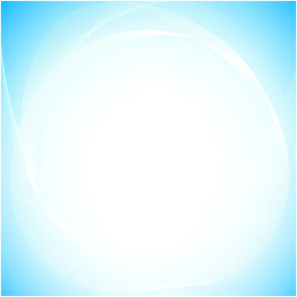 Blauer Hintergrund mit rundem Lichtbereich — Stockvektor