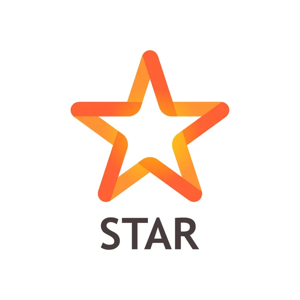 Logo estrella en el diseño de estilo — Vector de stock