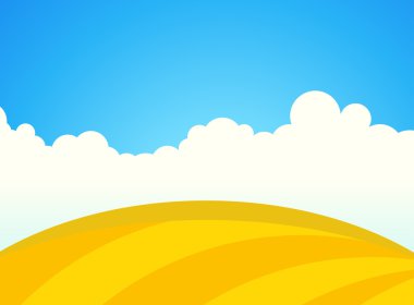 Çiftlik alanı buğday güneşli gün