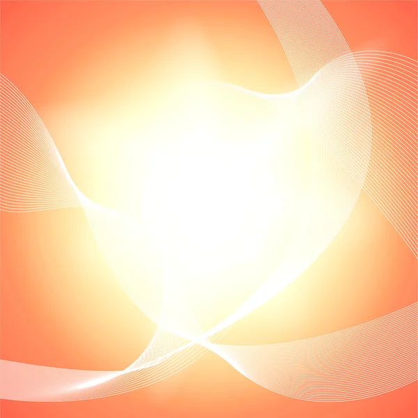 Light Orange Abstract Background — Stock Vector