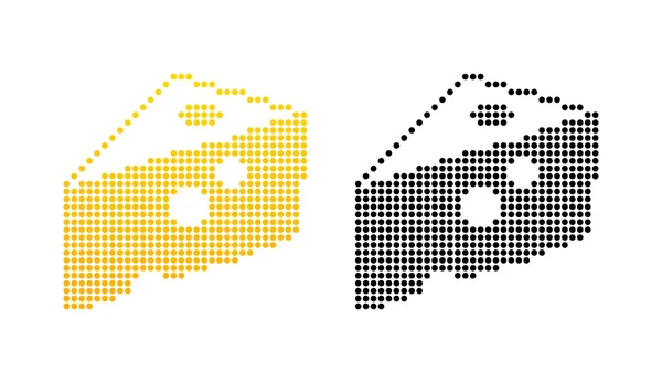 Icônes de Maasdam - Fromage suisse — Image vectorielle