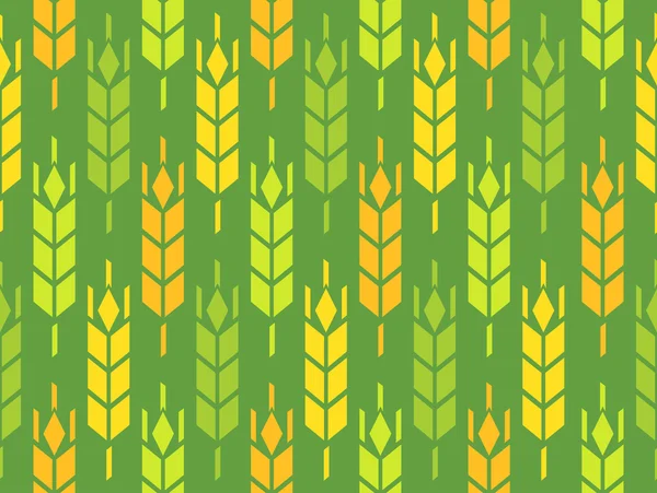 Ähren aus Weizen, Roggen und Gerste — Stockvektor