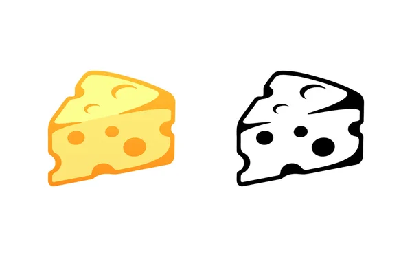 Icono de Queso — Archivo Imágenes Vectoriales