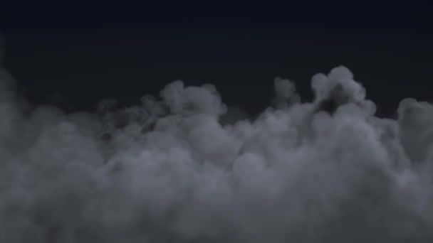Mouvement à travers la brume et la fumée en Full HD — Video