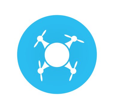 Düz Quadrocopter simgesi