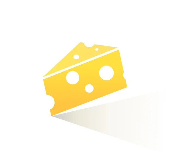 Icono de queso — Vector de stock