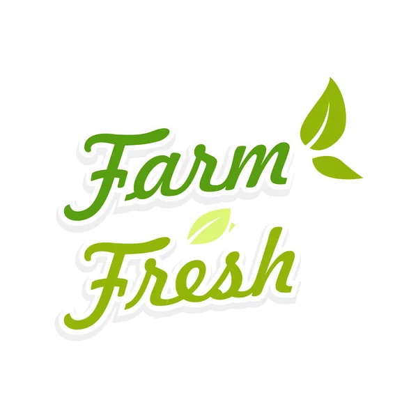 Logotype Farm Fresh — Stock Vector