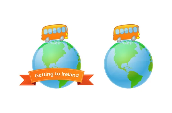 Getting to Ireland — Stock Vector