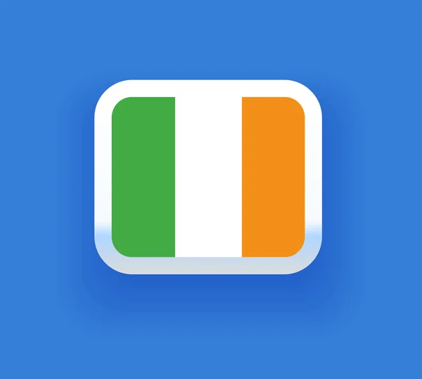 Bandera de Irlanda — Vector de stock