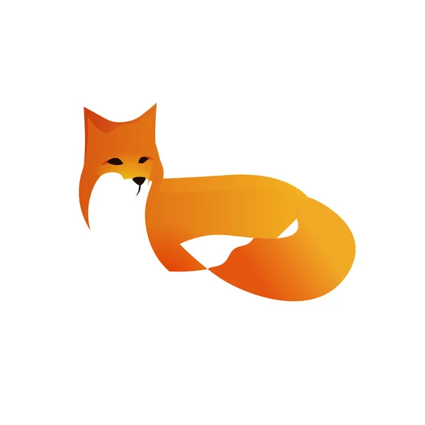 Red Fox в векторном стиле — стоковый вектор