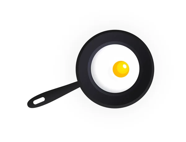 Chutné míchaná vajíčka — Stockový vektor