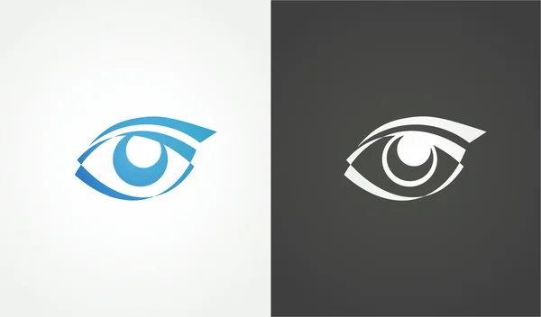 Eye logo conception — Stock Vector