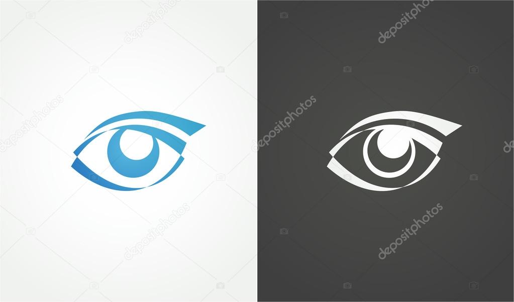 Eye logo conception, 2d Vector Illustration, Sign of Beauty