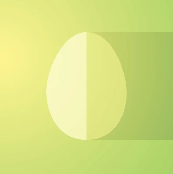 Huevo plano — Vector de stock