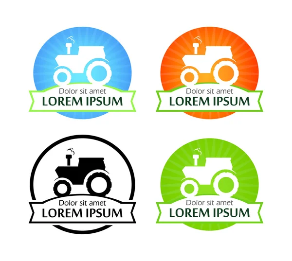 Farm Logos — Stock Vector