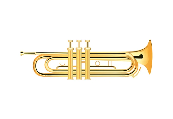 Trompete — Stockvektor