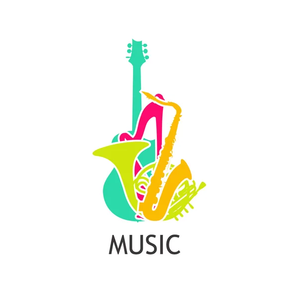 Logo voor Music Company — Stockvector