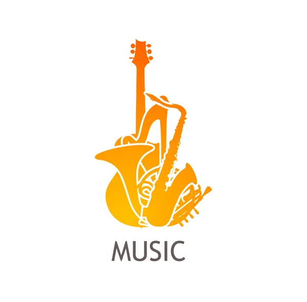 Логотип для компанії музики — стоковий вектор