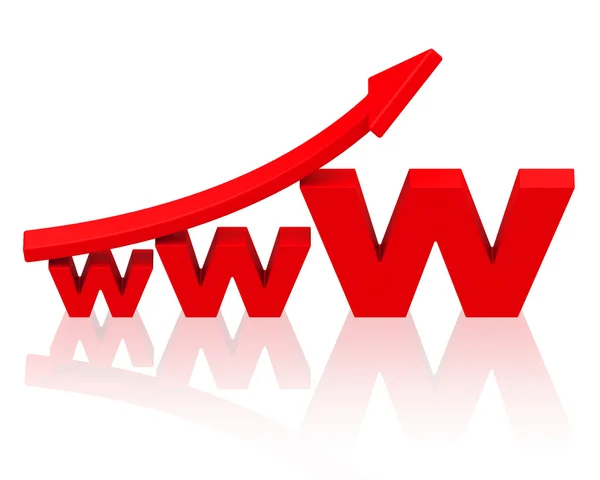 Growing internet business — Stock Photo, Image