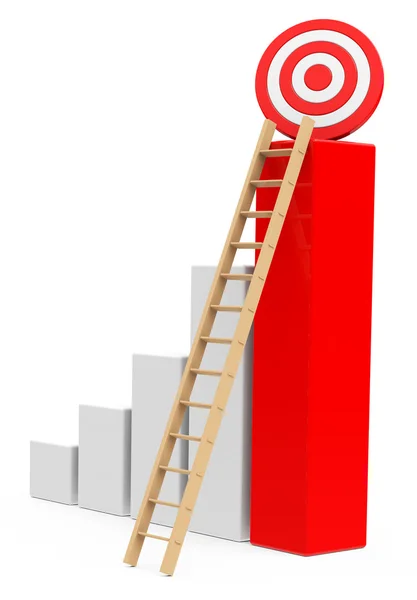 The growth target — Stock Photo, Image