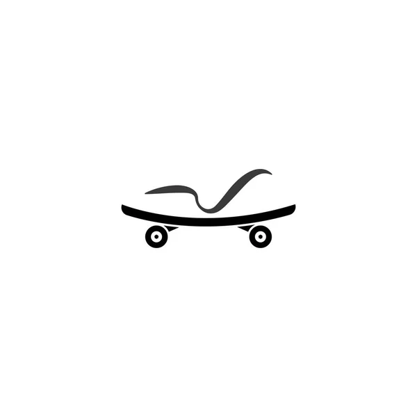 Skate Board Icoon Vector Illustratie Ontwerp Achtergrond — Stockvector