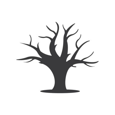 Ağaç logosu vektör çizimi