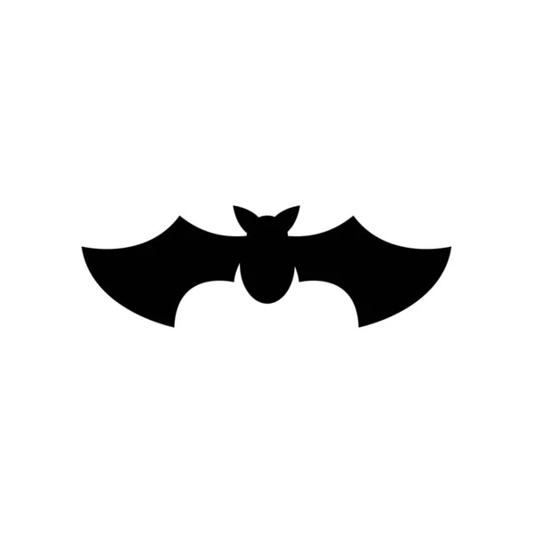 Bat Ilustration Logotyp Vektor Mall — Stock vektor