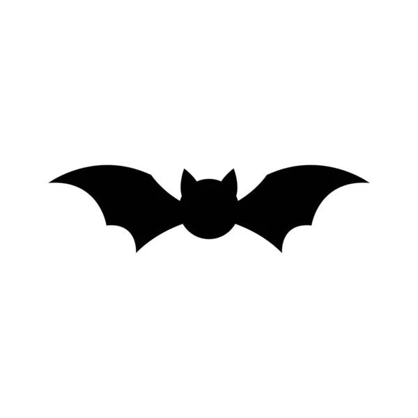 Bat Ilustration Logotyp Vektor Mall — Stock vektor