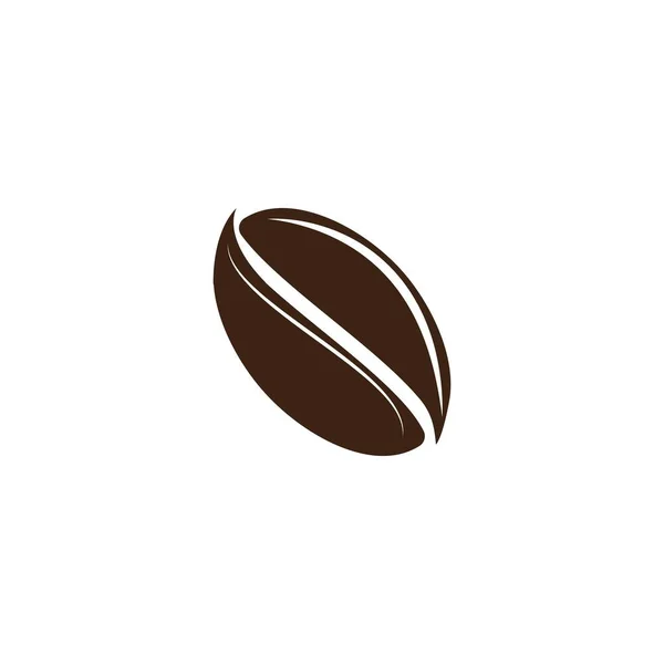 Καφέ Φασόλια Λογότυπο Διάνυσμα Εικονογράφηση Σχεδιασμό — Διανυσματικό Αρχείο