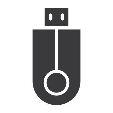 USB veri transferi logo vektör şablonu