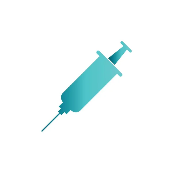 Ícone Linear Vacinação Seringa Com Frasco Para Injetáveis Prevenção Comum —  Vetores de Stock