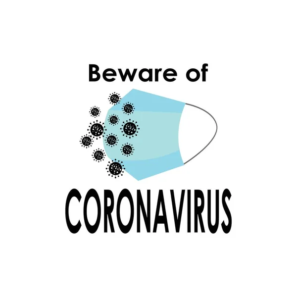 Coronavirus Logo Vector Icon Template — Stock Vector