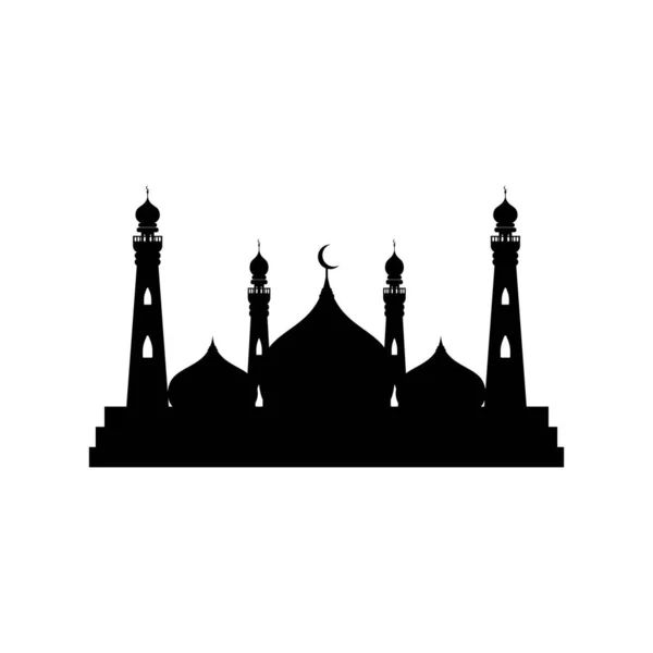 Moskee Logo Vector Illustratie Ontwerp Template — Stockvector