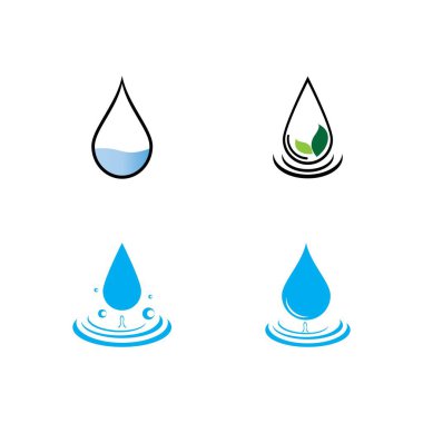 su damlası ikon vektör illüstrasyon tasarımı