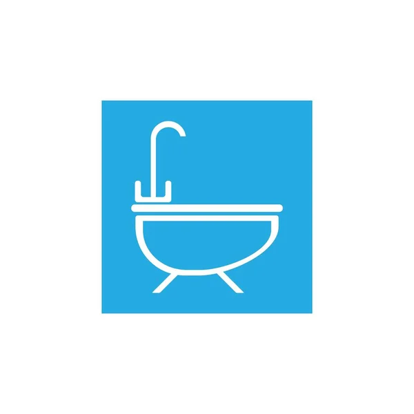 Векторная Иллюстрация Логотипа Ванны — стоковый вектор