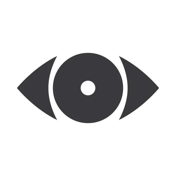 Cuidado Los Ojos Logo Diseño Plantilla — Vector de stock