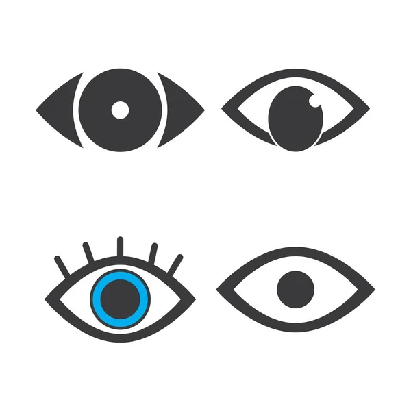 Augenpflege Logo Template Design — Stockvektor