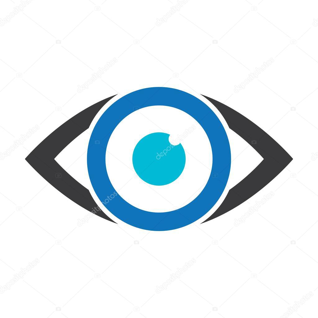 Eye care Logo Template design