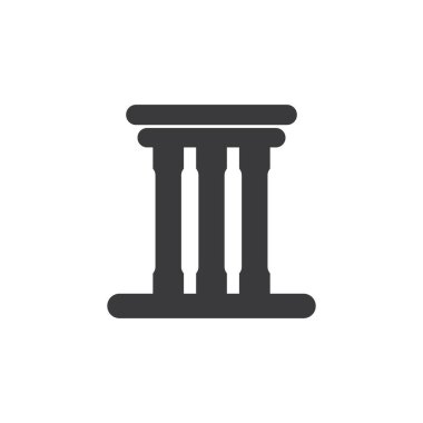 sütun logo vektör şablonu