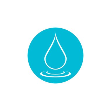 su damlası ikon vektör illüstrasyon tasarımı