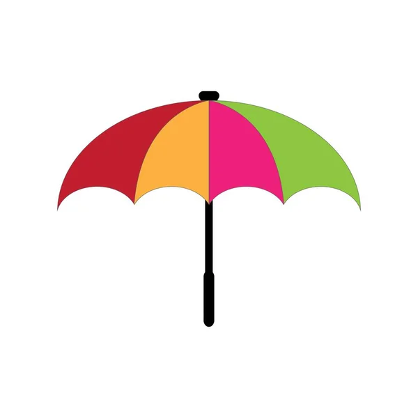 Paraguas Logo Vector Plantilla Diseño — Vector de stock