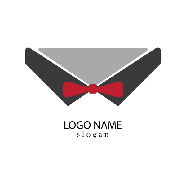 Tuxedo Logo Vector Pictogram Template — Stockvector