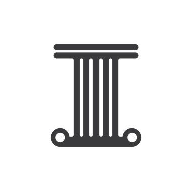 sütun logo vektör şablonu