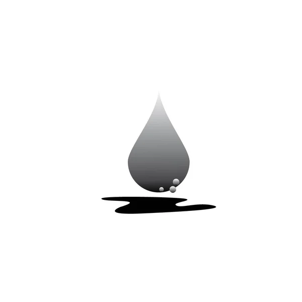 Εικονίδιο Διανυσματικής Απεικόνισης Σταγόνας Νερού — Διανυσματικό Αρχείο