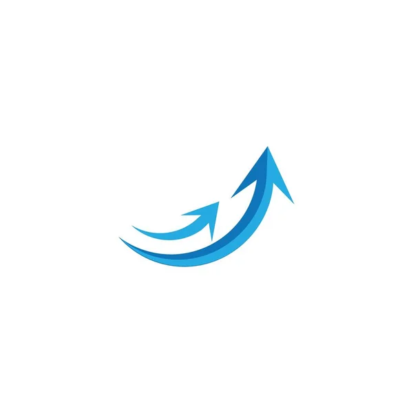 Arrow Logo Vector Diseño Ilustración Plantilla — Vector de stock