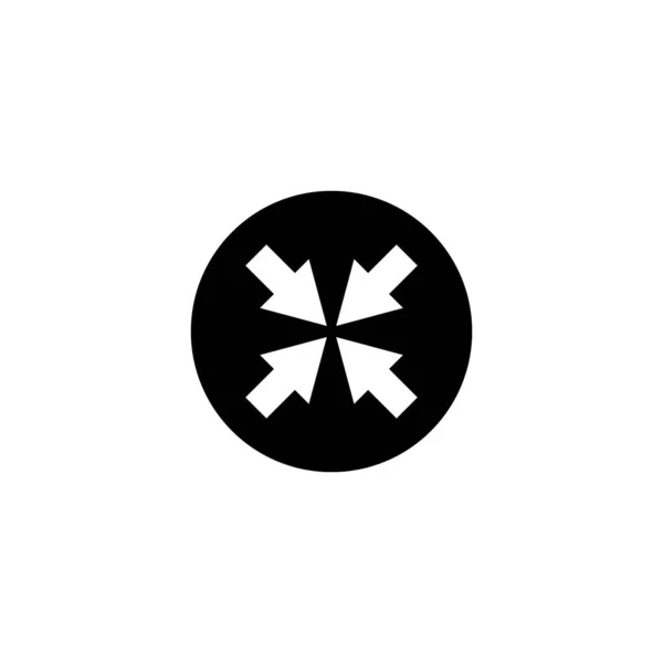 Иллюстрация Векторного Дизайна Логотипа Стрелки — стоковый вектор