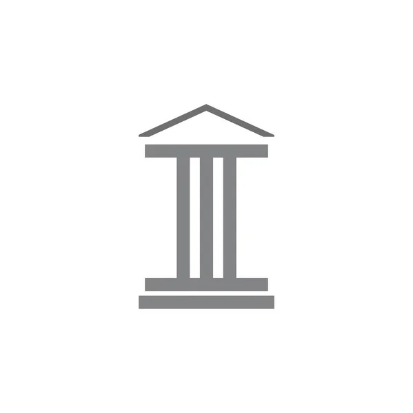 Columna Logo Vector Plantilla — Vector de stock