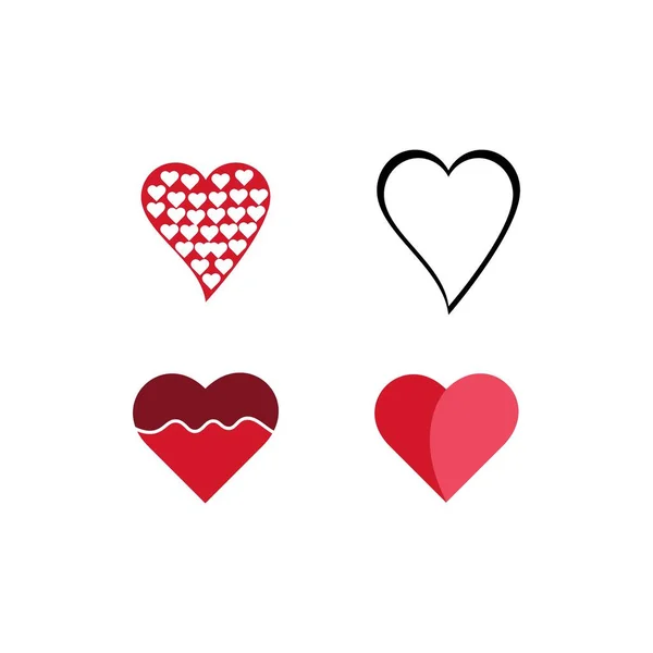 Logo Love Illustration Vectorielle Modèle — Image vectorielle