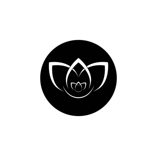 Modèle Logo Lotus Beauté — Image vectorielle